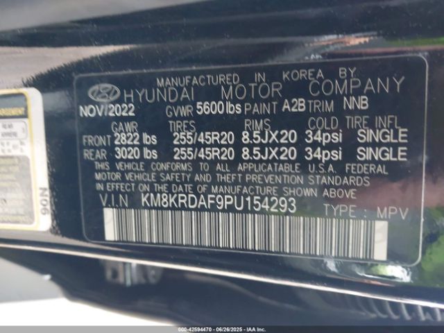 2023 HYUNDAI IONIQ 5 KM8KRDAF9PU154293 Photo 8