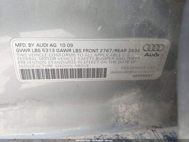 2010 AUDI A6 WAUKGBFB6AN030226 Photo 8