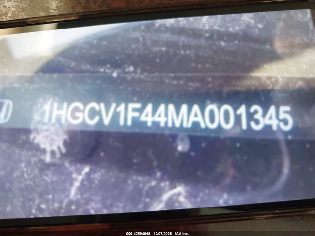 1HGCV1F44MA001345 Honda l15be
