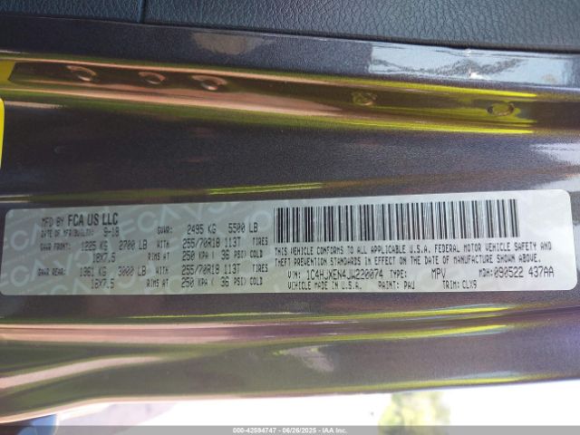 2018 JEEP WRANGLER UNLIMITED 1C4HJXEN4JW220074 Photo 8