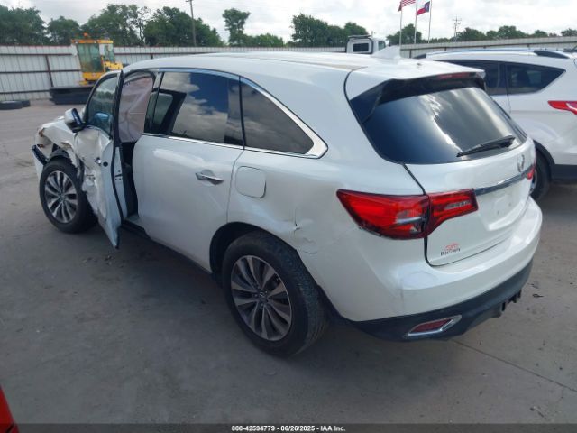 2015 ACURA MDX 5FRYD3H4XFB002217 Photo 2