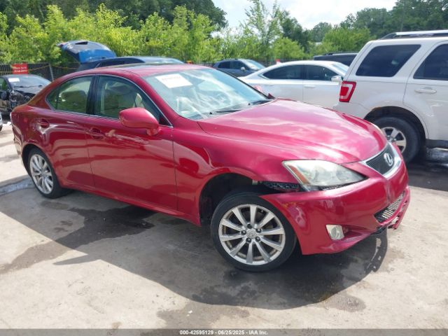 2007 LEXUS IS 250 JTHCK262X75014978