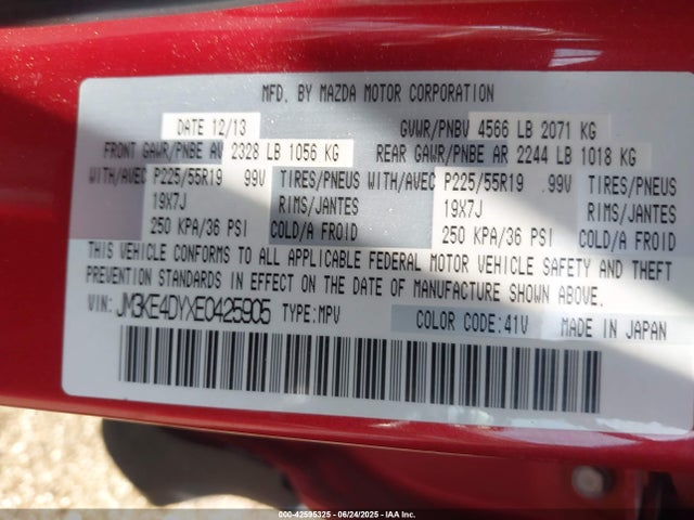 JM3KE4DYXE0425905 Mazda py