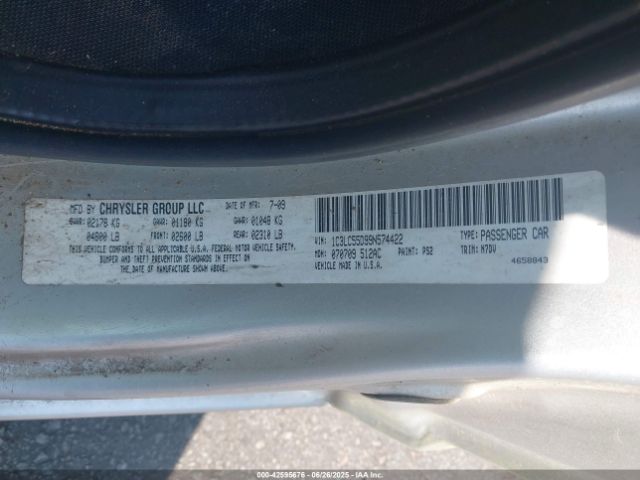 2009 CHRYSLER SEBRING 1C3LC55D99N574422 Photo 8