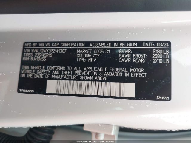 2024 VOLVO V60 CROSS COUNTRY YV4L12WY3R2141307 Photo 8