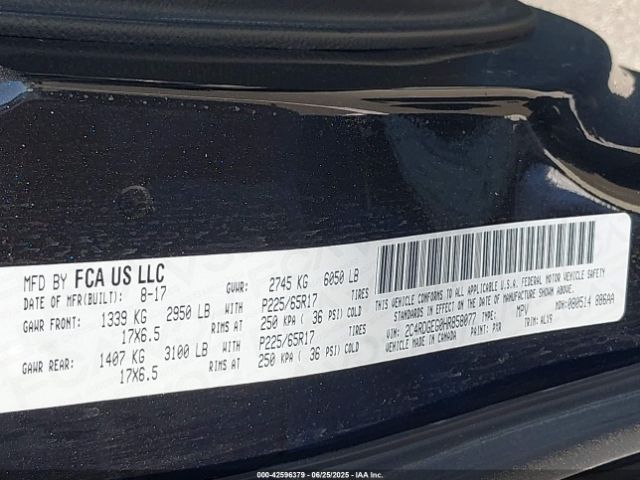 2017 DODGE GRAND CARAVAN 2C4RDGEG0HR858077 Photo 8