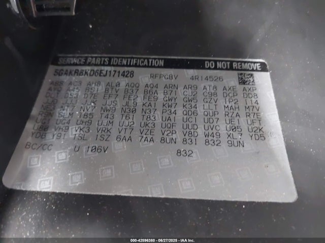 5GAKRBKD6EJ171428 Buick llt