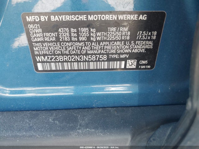 2022 MINI COUNTRYMAN WMZ23BR02N3N58758 Photo 8