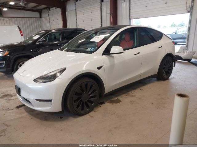 2022 TESLA MODEL Y 7SAYGDEF0NF540186 Photo 1