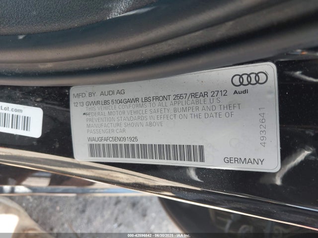 2014 AUDI A6 WAUGFAFC5EN091925 Photo 8