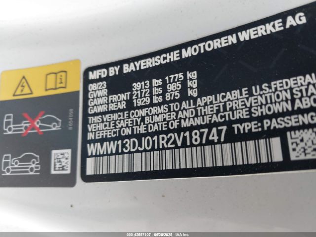 2024 MINI SE HARDTOP WMW13DJ01R2V18747 Photo 8