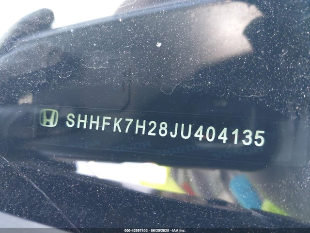 SHHFK7H28JU404135 Honda l15ba