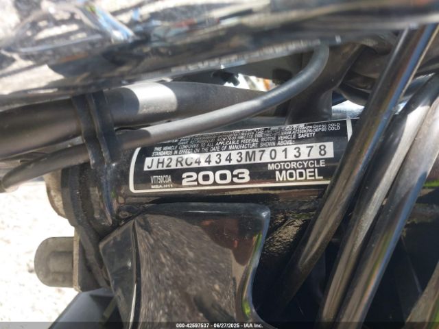 2003 HONDA VT750 JH2RC44343M701378 Photo 9