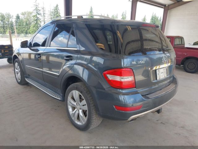 2011 MERCEDES-BENZ ML 350 4JGBB8GB5BA706091 Photo 2