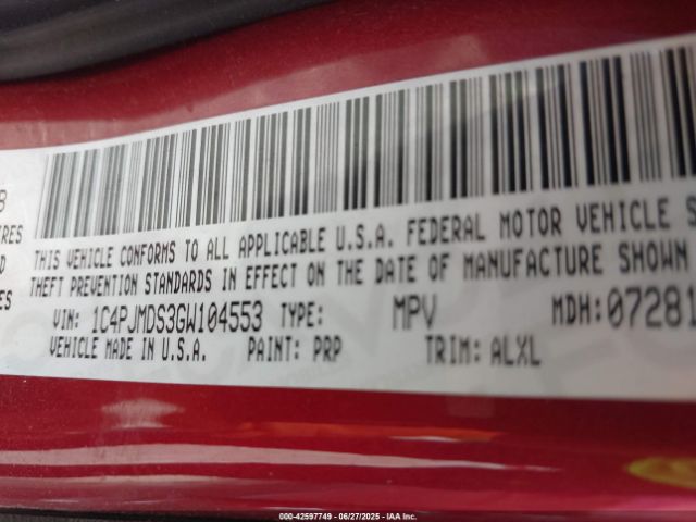 2016 JEEP CHEROKEE 1C4PJMDS3GW104553 Photo 8
