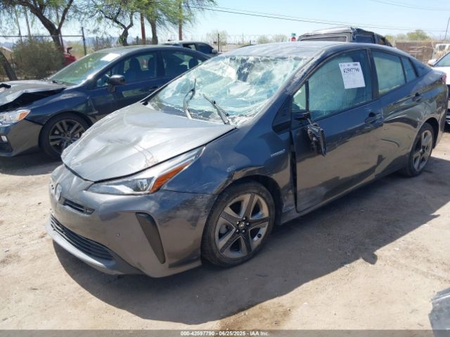 2019 TOYOTA PRIUS JTDKARFU0K3081233 Photo 1