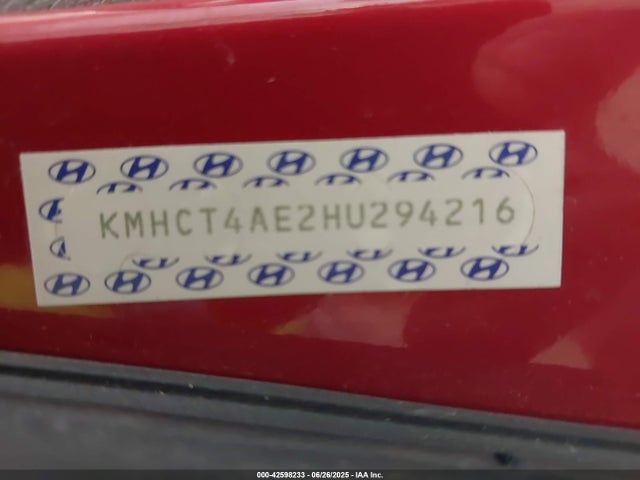 Hyundai 2017 2017 KMHCT4AE2HU294216 Image 9