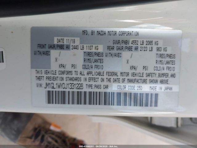 2018 MAZDA MAZDA6 JM1GL1WY0J1331228 Photo 8