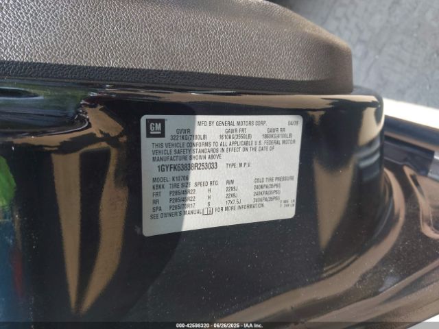 2008 CADILLAC ESCALADE 1GYFK63838R253033 Photo 8