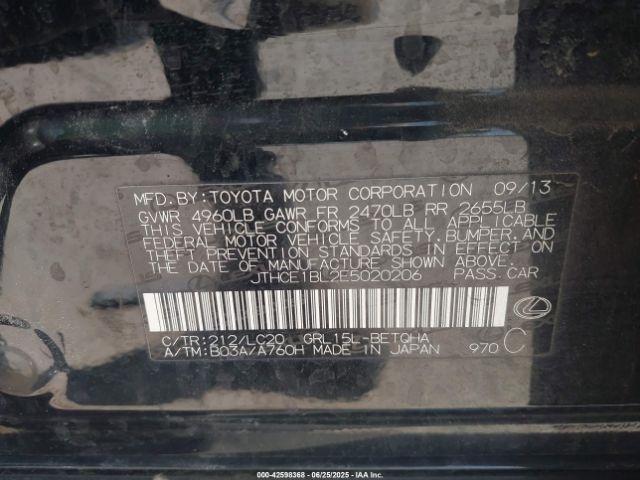 2014 LEXUS GS 350 JTHCE1BL2E5020206 Photo 8