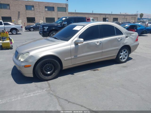 2003 MERCEDES-BENZ C 240 WDBRF81J23F422346 Photo 1