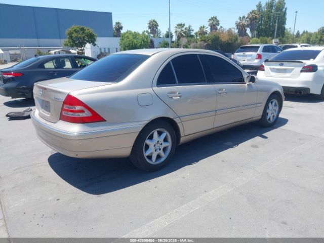 2003 MERCEDES-BENZ C 240 WDBRF81J23F422346 Photo 3
