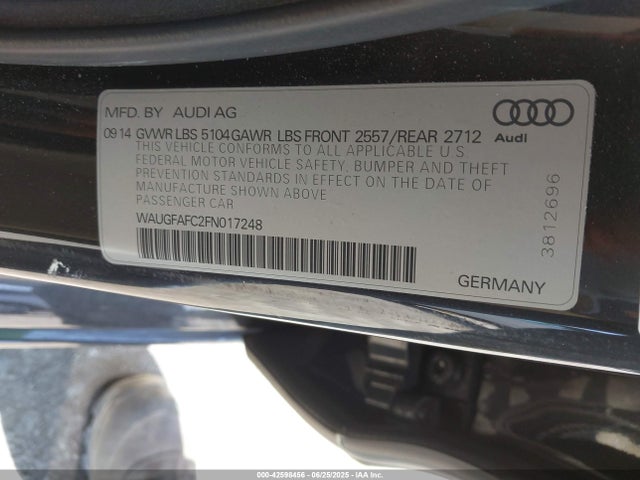 2015 AUDI A6 WAUGFAFC2FN017248 Photo 8