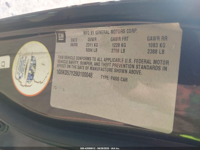 2009 CADILLAC DTS 1G6KD57Y29U100048 Photo 8