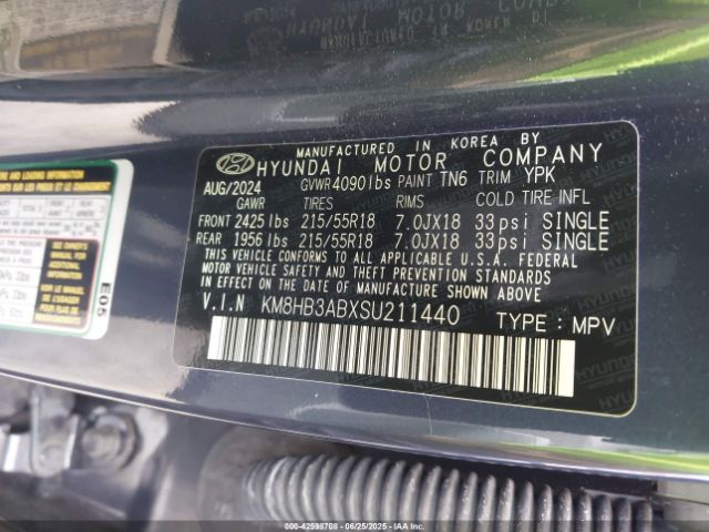KM8HB3ABXSU211440 Hyundai mpi nu pe