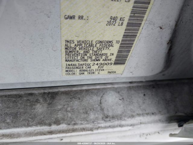 1N4AL3AP1GC249009 Nissan 2016