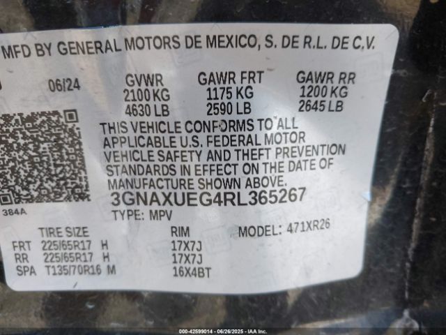 3GNAXUEG4RL365267 Chevrolet lsd