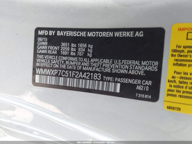 WMWXP7C51F2A42183 Mini 2015