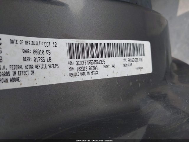 2013 FIAT 500 3C3CFFAR5DT561335 Photo 8