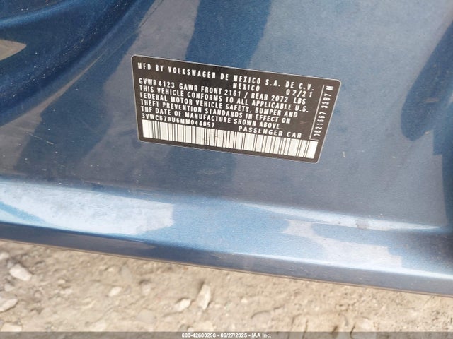 3VWC57BU6MM044057 Volkswagen tsi