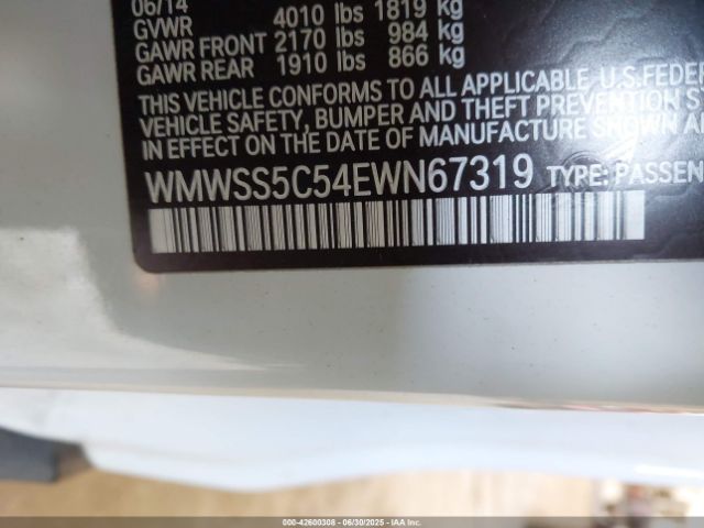 2014 MINI PACEMAN WMWSS5C54EWN67319 Photo 8