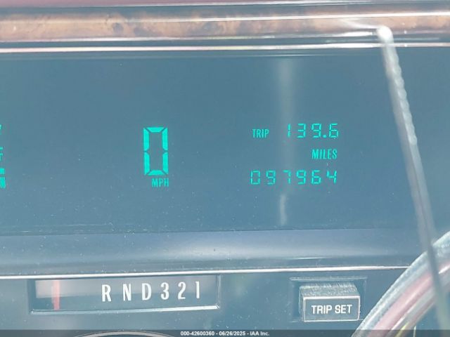 1992 CADILLAC BROUGHAM 1G6DW54E7NR711655 Photo 6