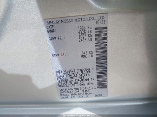 1N4BL4DV7RN338711 Nissan 2024