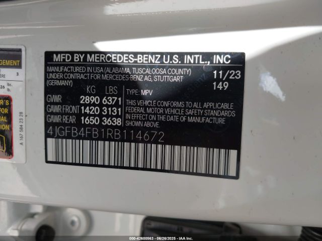 2024 MERCEDES-BENZ GLE 350 4JGFB4FB1RB114672 Photo 8