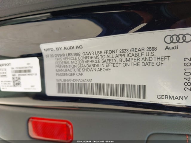2023 AUDI S4 WAUB4AF4XPA084861 Photo 8