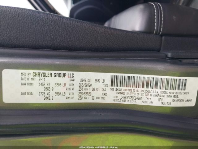 2011 DODGE DURANGO 1D4RE5GG5BC648611 Photo 8