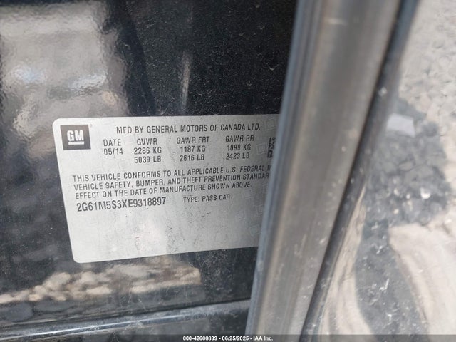 2014 CADILLAC XTS 2G61M5S3XE9318897 Photo 8