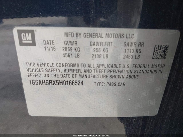 2017 CADILLAC ATS 1G6AH5RX5H0166524 Photo 8