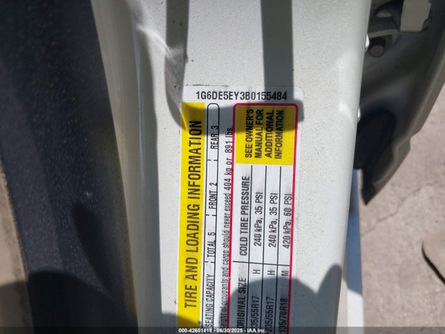 2011 CADILLAC CTS 1G6DE5EY3B0155484 Photo 8