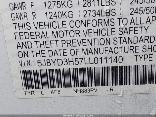 2020 ACURA MDX 5J8YD3H57LL011140 Photo 8