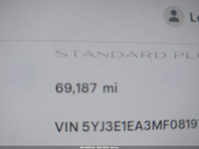 2021 TESLA MODEL 3 5YJ3E1EA3MF081976 Photo 6