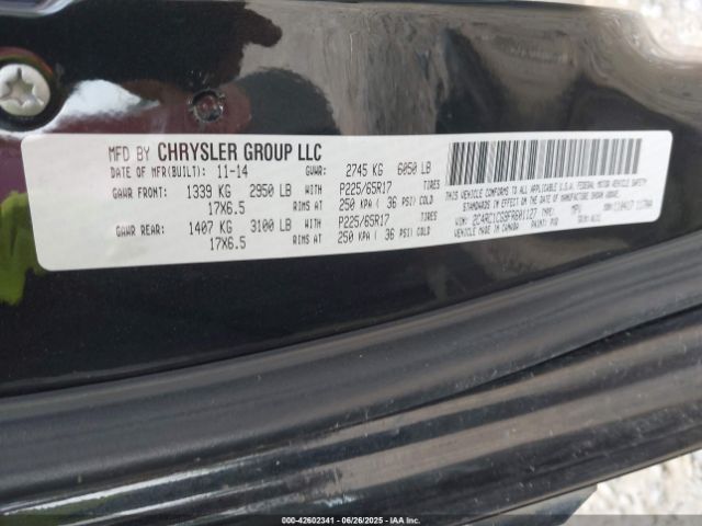 2015 CHRYSLER TOWN & COUNTRY 2C4RC1CG9FR601127 Photo 8
