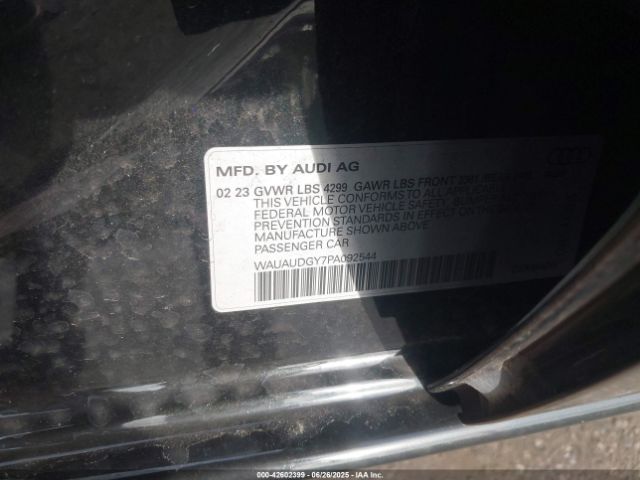2023 AUDI A3 WAUAUDGY7PA092544 Photo 8