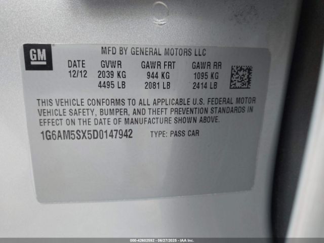 2013 CADILLAC ATS 1G6AM5SX5D0147942 Photo 8