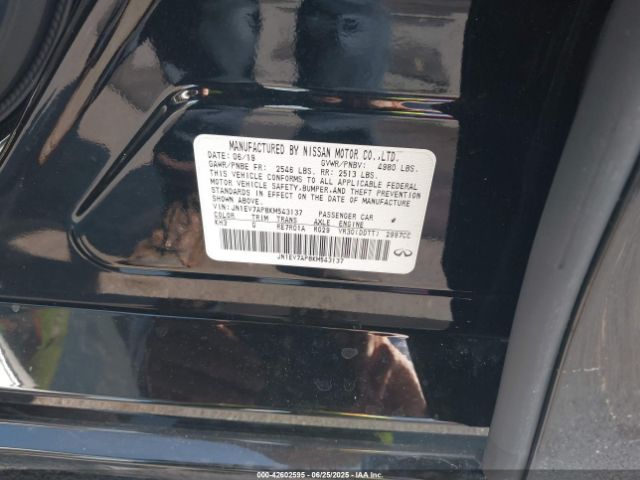 2019 INFINITI Q50 JN1EV7AP8KM543137 Photo 8