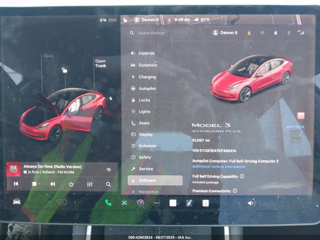 2019 TESLA MODEL 3 5YJ3E1EA7KF486414 Photo 6